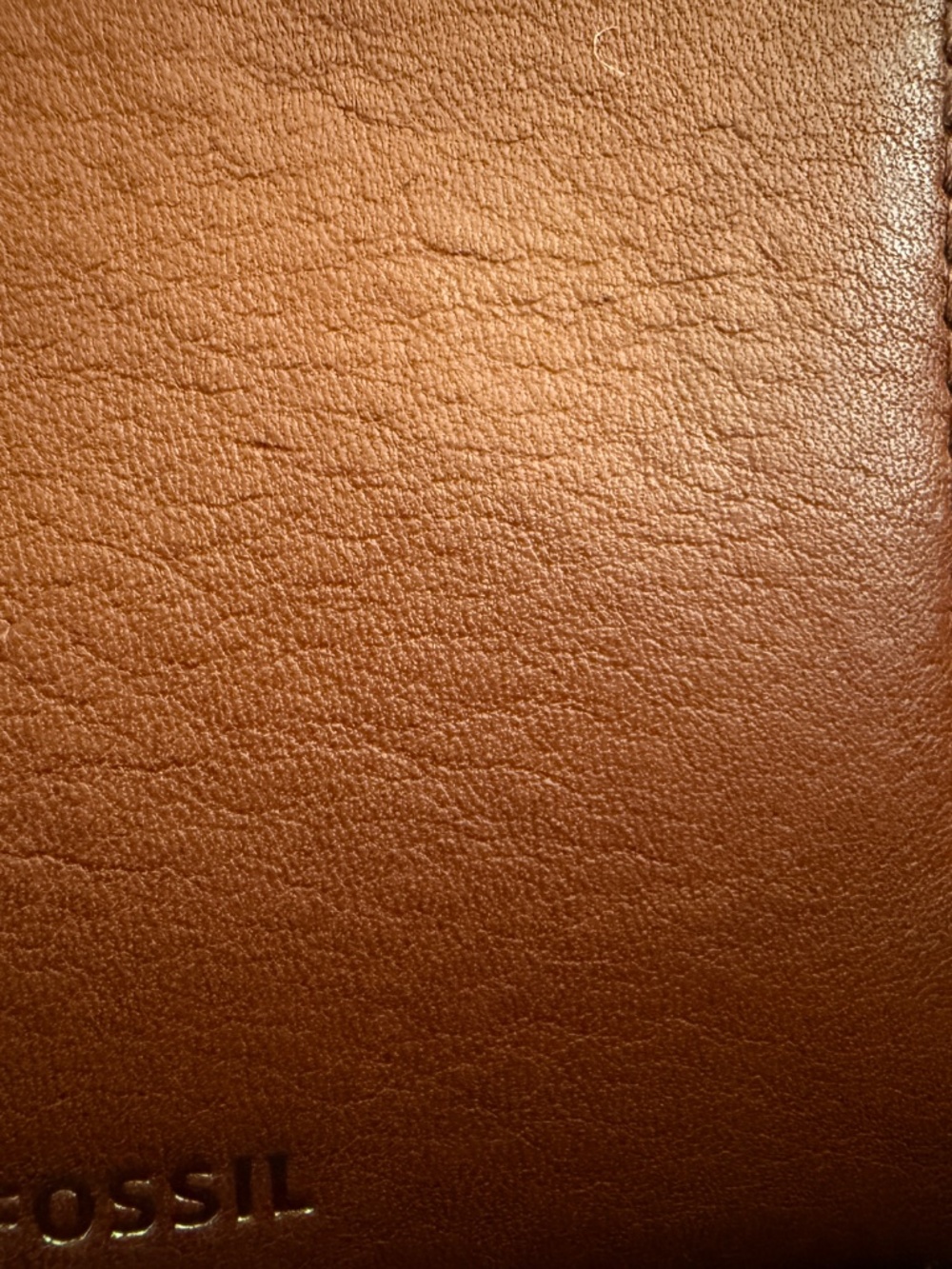 Fossil Logan Brown Leather RFID Small BiFold Wallet - Picture 4 of 4